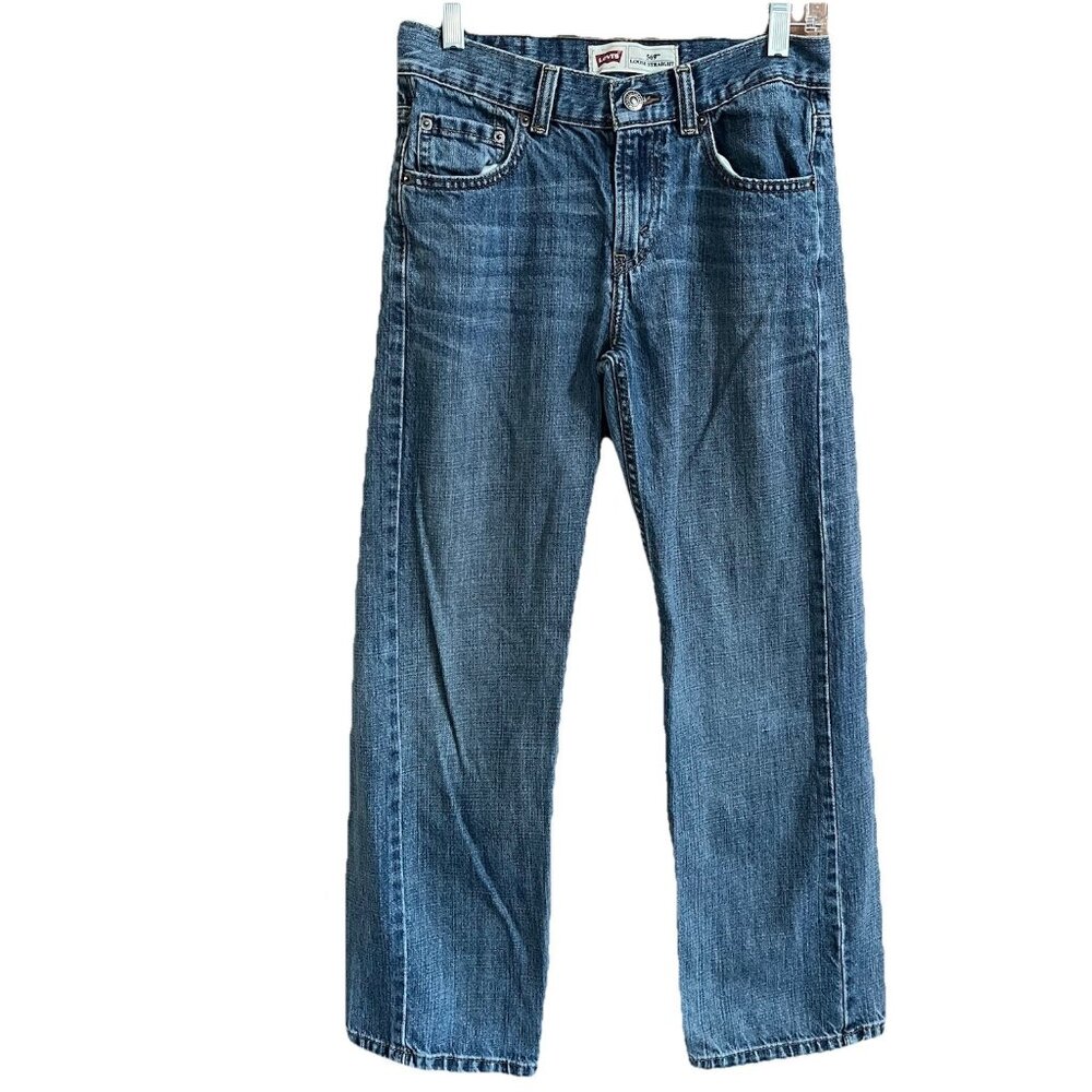 Levi's Blue Straight-Leg Jeans Classic Denim